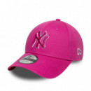 New Era Gorra de lino 9FORTY 60856268-BRIGHT PINK