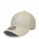 New Era Gorra de lino 9FORTY 60856285-LIGHT BEIGE