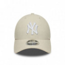 New Era Gorra de lino 9FORTY 60856285-LIGHT BEIGE
