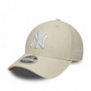 New Era Gorra de lino 9FORTY 60856285-LIGHT BEIGE