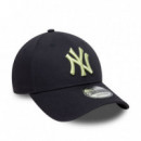 New Era Gorra de lino 9FORTY 60856342-NAVY