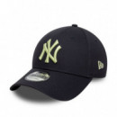 New Era Gorra de lino 9FORTY 60856342-NAVY