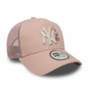 New Era Gorra de algodón E-FRAME 60856360-PASTEL PINK