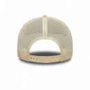 New Era Gorra de algodón E-FRAME 60856362-LIGHT BEIGE