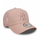 New Era Gorra de algodón E-FRAME 60856375-PASTEL PINK
