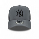 New Era Gorra de algodón E-FRAME 60856379-CHARCOAL