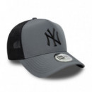 New Era Gorra de algodón E-FRAME 60856379-CHARCOAL