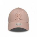 New Era Gorra de lino 9FORTY 60856380-PASTEL PINK
