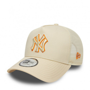 New Era Gorra de algod&oacute;n E-FRAME 60856382-LIGHT BEIGE