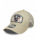 New Era Gorra trucker 60856384-LIGHT BEIGE