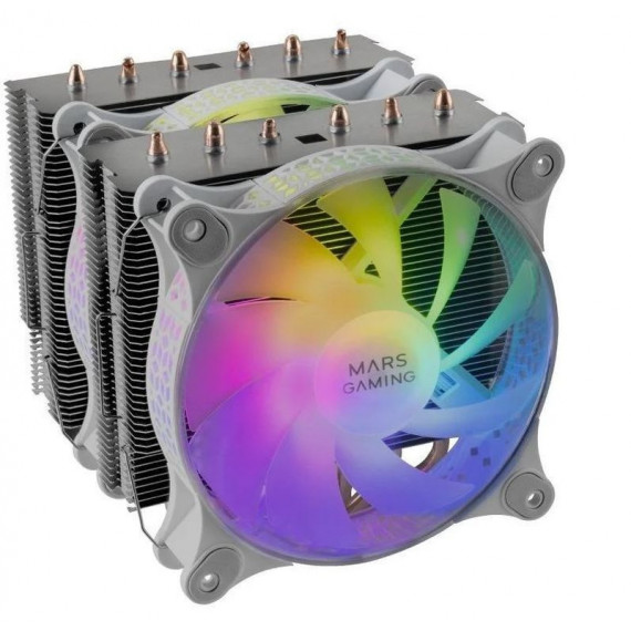 MARS GAMING Ventilador con Disipador Mcpu-xt 12CM/ Blanco