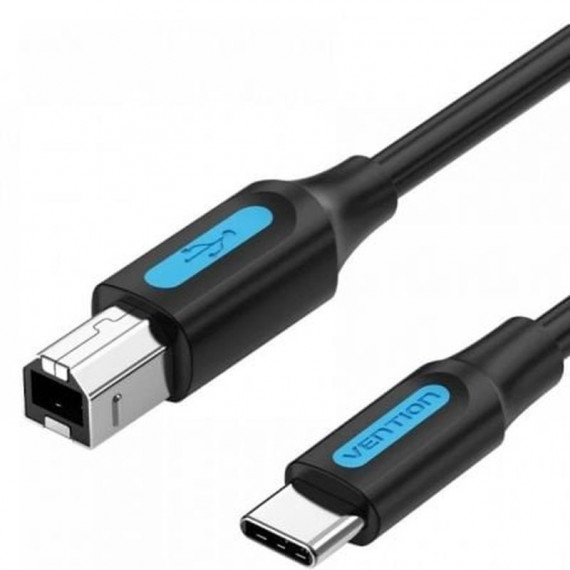 VENTION CABLE IMPRESORA USB 2.0 USB-C A USB-B 1.5M NEGRO