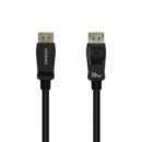 AISENS CABLE DISPLAYPORT 1.4 8K  M/M 0.5M NEGRO