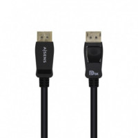 AISENS Cable Displayport 1.4 8K  M/m 0.5M Negro