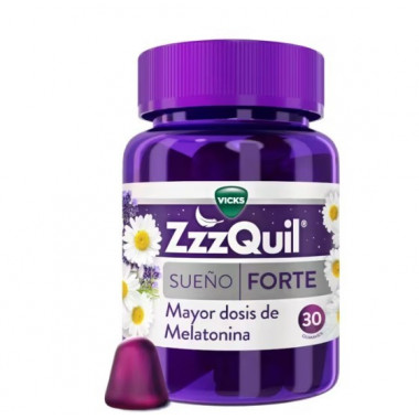 ZZZQUIL NATURA FORTE 30 GUMMIES SABOR FRUTOS DEL BOSQUE