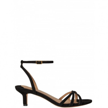 POLO RALPH LAUREN - KENDYL KTTN-SANDALS-HEEL SANDAL - BLACK - 802P06395008/BLACK