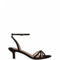 Polo RALPH LAUREN - Kendyl Kttn-sandals-heel Sandal - Black - 802P06395008/BLACK