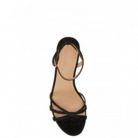Polo RALPH LAUREN - Kendyl Kttn-sandals-heel Sandal - Black - 802P06395008/BLACK