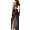 KARL LAGERFELD - Kl Polka Dot Mesh Pareo - B32 - B3W46021/B32