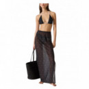KARL LAGERFELD - Kl Polka Dot Mesh Pareo - B32 - B3W46021/B32