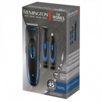 REMINGTON HC910 Kit Cortapelos, Trimmer y Naricero The Works