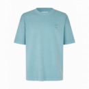 Camisetas Hombre Camiseta SAMSØE SAMSØE Sajoel 15489 Tourmaline