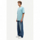 Camisetas Hombre Camiseta SAMSØE SAMSØE Sajoel 15489 Tourmaline