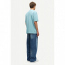 Camisetas Hombre Camiseta SAMSØE SAMSØE Sajoel 15489 Tourmaline