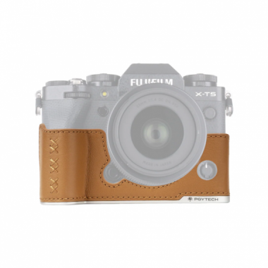 PGYTECH Funda de Cuero Marron para Fuji X-T5