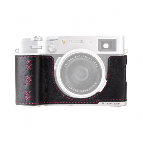 PGYTECH Funda de Cuero Negro para Fuji X100VI