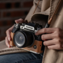PGYTECH Funda de Cuero Marron para Fuji X100VI