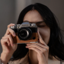 PGYTECH Funda de Cuero Marron para Fuji X100VI