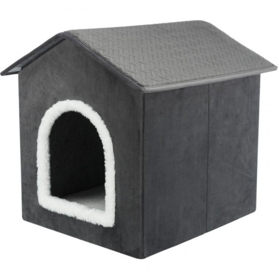TRIXIE Cueva Livia Gris Oscuro y Blanco 38X41X44 Cm