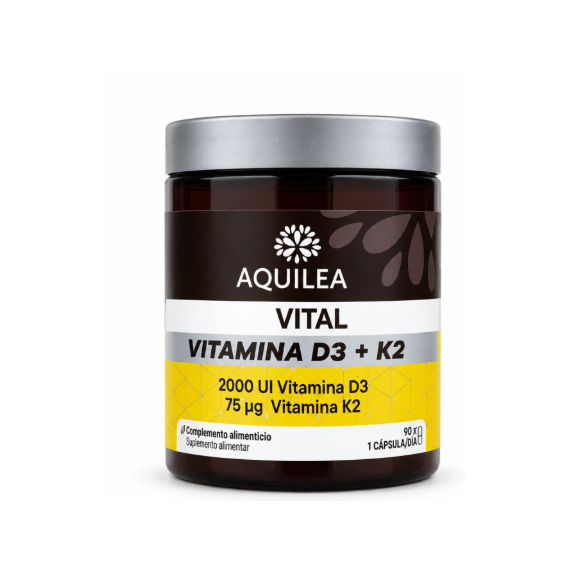 AQUILEA VITALS VITAMINA D3 + K2 90 CAPSULAS