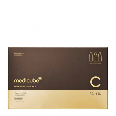 MEDICUBE DEEP VITA C AMPOULE BRIGHTENING AND FIRMING AMPOULE WIT