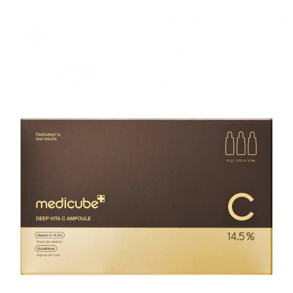MEDICUBE DEEP VITA C AMPOULE BRIGHTENING AND FIRMING AMPOULE WIT