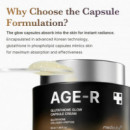 AGE-R Glutathione Glow Capsule Cream
Crema Iluminadora Efecto Glass Skin