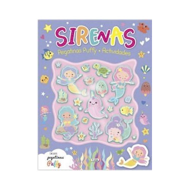 PUFFY STICKERS BOOK - SIRENAS