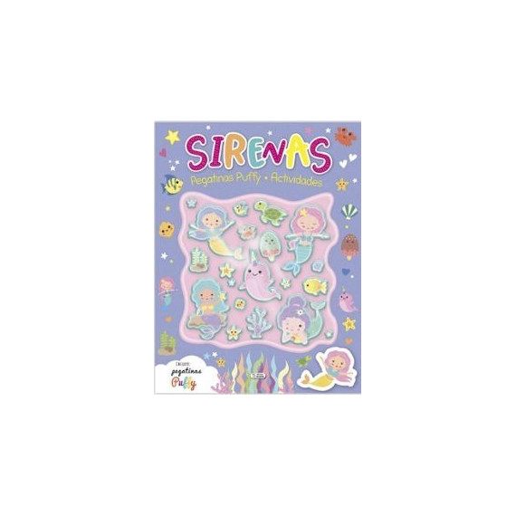 PUFFY STICKERS BOOK - SIRENAS