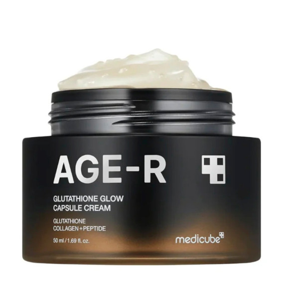 Age-r Glutathione Glow Capsule Cream
crema Iluminadora Efecto Glass Skin  MEDICUBE