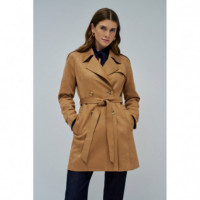 SALSA JEANS Chaquetas y Abrigos Gabardina Salsa ante Medium Brown