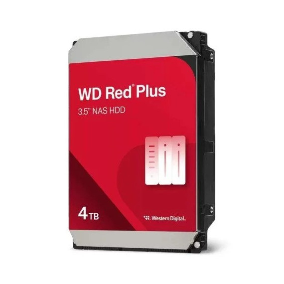 Disco Duro WESTERN DIGITAL 4TB 3,5" SATA3 Red Plus