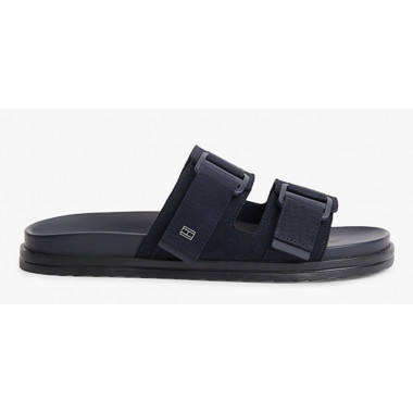 TOMMY HILFIGER - HILFIGER MIX SUEDE BUCKLE SANDAL - DW5 - F|FM0FM05887/DW5