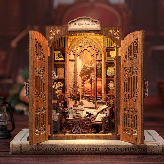 Maqueta Recuerdos de la Librería con Luz  CUTEBEE
