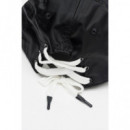 Klj Lace Up Nylon Cap Black  KARL LAGERFELD