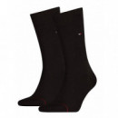 Th Men Sock Classic 2P Marron Clasico  TOMMY HILFIGER
