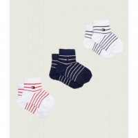 Th Baby Sock 3P Giftbox Breton Sand  TOMMY HILFIGER