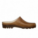 Calzado Zuecos PLASTICANA Nirvana Camel