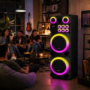 ALTAVOZ LARRYHOUSE SERIE CALI 2X15" 1.500W CON 2 MICROFONOS LARRYHOUSE