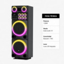 ALTAVOZ LARRYHOUSE SERIE CALI 2X15" 1.500W CON 2 MICROFONOS LARRYHOUSE